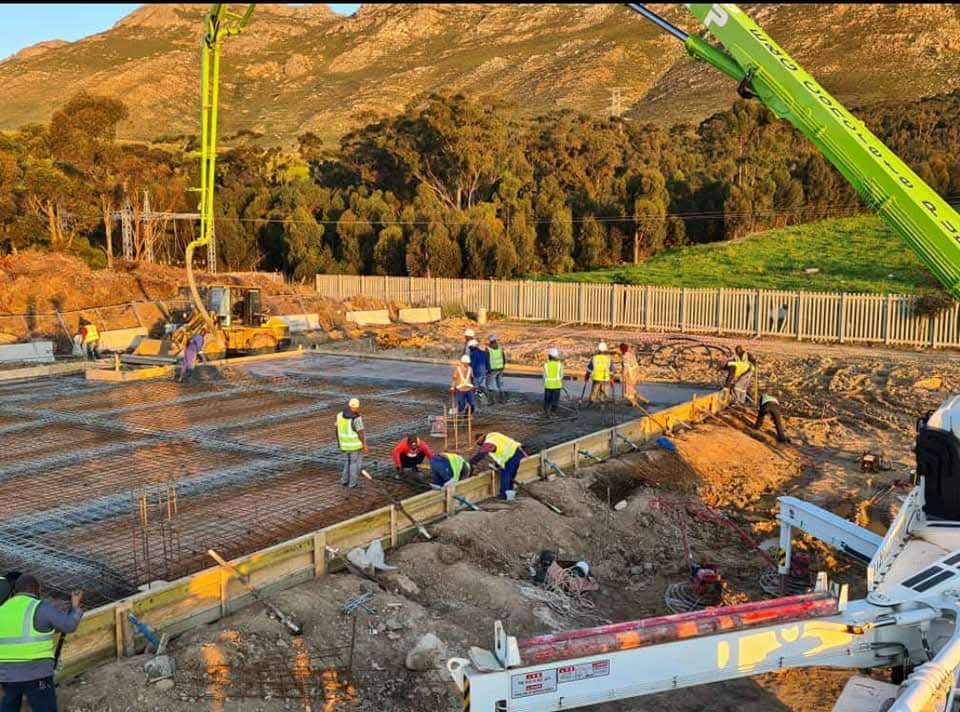 Site Preparation and Pouring
